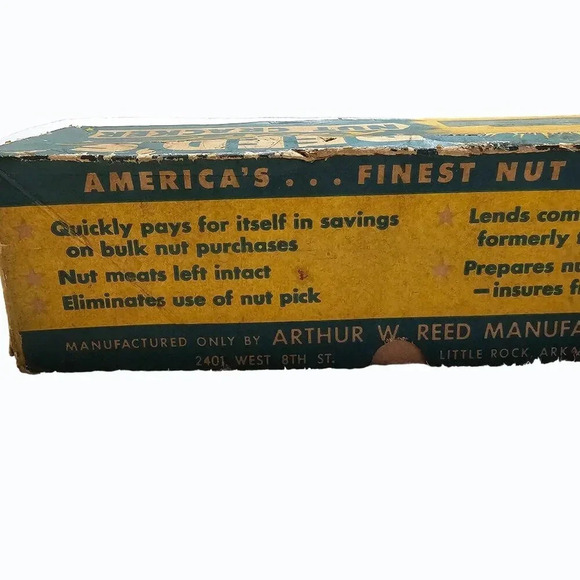 Old Reed's Nut Cracker Model-300 Original Box Made U.S.A 1950s Working Condition - Picture 14 of 16